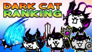 Battle Cats  Ranking All Dark Cats From WORST to BEST [upl. by Voorhis202]