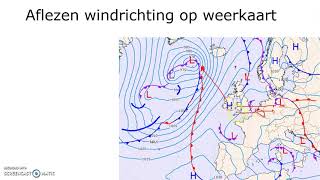 Uitleg analyse weerkaart windkracht windrichting neerslag en bewolking [upl. by Etienne970]