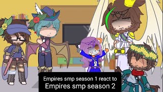 Empires smp season 2 react to empires smp season 1  part 2 [upl. by Arema]