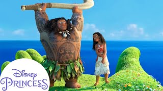 Moana amp Mauis Craziest Adventures  Disney Princess [upl. by Aicillyhp]