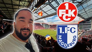 AUFHOLJAGD FAST PERFEKT 😱🔥 1 FC Kaiserslautern vs 1 FC Magdeburg  Stadionvlog 🏟⚽️ [upl. by Leontina]