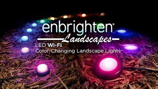 Enbrighten LED WiFi Color Changing Landscape Lights  Programming [upl. by Sexela473]