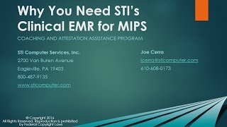 Why You Need STI’s Clinical EMR for MIPS [upl. by Alver581]