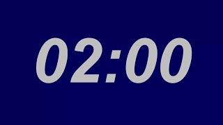 2 minutes countdown  Font  Arial Bold Italic [upl. by Melisenda823]