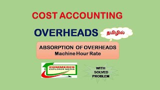 Machine Hour Rate in Tamil  How to calculate Machine Hour Rate [upl. by Kent]