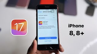 iOS 17 update for iPhone 8 8  How to install iOS 17 on iPhone 8plus [upl. by Elinnet]