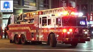 Full House Response FDNY Engine 54  Ladder 4  Battalion 9 [upl. by Fabio]