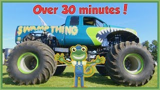 Gecko Meets a Monster Truck and More Vehicles For Children  Geckos Real Vehicles [upl. by Radnaskela]