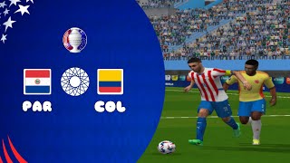 PARAGUAY VS COLOMBIA COPA AMERICA 2028FASE DE GRUPOS FECHA 2 [upl. by Sadye]