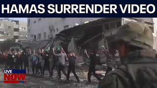 IsraelHamas war IDF soldiers break code as Hamas fighters surrender  LiveNOW from FOX [upl. by Neeka]