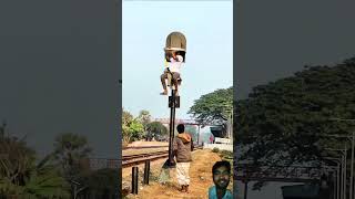 Train horn pranks 🚉🚉🚉📣📣📣😀😀shorts viral tranding views funny hornprank comedy loudhornprank [upl. by Aihsi]