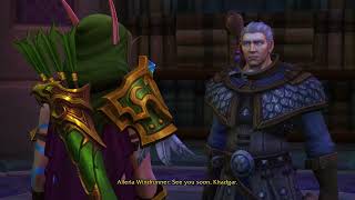 Alleria Windrunner 1027 Cinematic Dark Heart Prologue quotThe Harbingerquot Start [upl. by Rozalin]