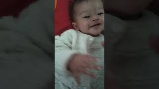 How to put nasal drops in babys noseget success in the end 😀see more cute videos of this cutie [upl. by Mowbray894]