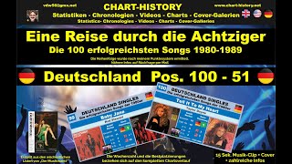 DS Top Hits Deutschland Singles 19801989 Pos 10051 vdw56 [upl. by Nylorak]