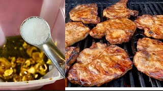 How to Marinate amp Grilled The Pork Chops As Simple as Possible… [upl. by Phyl]