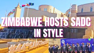 Zimbabwe Shines at the 44th Annual SADC Summit  New Parliament Building [upl. by Renee]