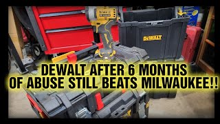 DEWALT DCF903 6 MONTHS AND NEW TOUGH SYSTEM [upl. by Benji]