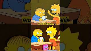 Tarjeta De San Valentín simpsons amistad valentinesday fyp [upl. by Llertnov]