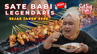 SATE BABI SEGARAN LEGENDARIS  MANTAP   Eatingfun Eps 32  Kuliner Kediri [upl. by Parrnell]