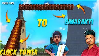 Free Fire Clock Tower To Bimasakti Gloo Wall Challenge  Garena Free Fire Tamil [upl. by Ennaid]