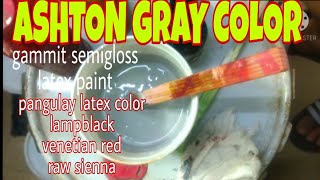 paano mag timpla ng Ashton gray color  how to mix Ashton gray color bossspeedthepainter [upl. by Nabetse]