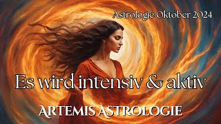 Astrologie Vorschau Oktober 2024  Es wird intensiv aktiv amp transformativ  Horoskop [upl. by Meriel]