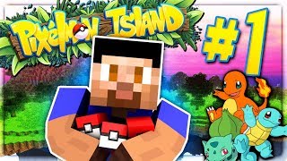 CHOOSING MY STARTER  PIXELMON ISLAND S2 1 Minecraft Pokemon Mod [upl. by Suirtemed]