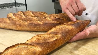 Shaping and Baking Artisan Baguettes [upl. by Aiblis]