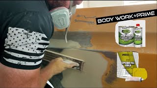 77 f150 BODY WORK  FILLER PRIMER [upl. by Betthel669]