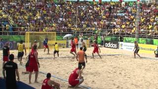 VI Beach Handball World Championships Brazil 2014  Esporte Interativo [upl. by Roderica]