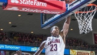 No 1 Arizona Runs Past New Mexico St 7448 Highlights [upl. by Ecnarwal]