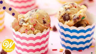 How to Make Edible Chocolate Chip Cookie Dough  Wilton [upl. by Meris318]