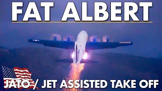 RARE⚠️BLUE ANGELS C130 HERCULES quotFAT ALBERTquot LAST amp LOUD ROCKET POWERED TAKE OFF JATO IN EUROPE [upl. by Mcwilliams]