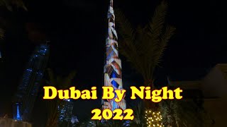 Dubai By Night  January 2022 [upl. by Alletneuq648]