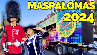 🎭✨CABALGATA de MASPALOMAS 2024 🎉🌴 Carnaval INTERNACIONAL en Gran Canaria [upl. by Hendren]