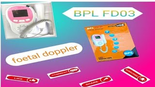 Hearing fetal heartbeat with Doppler how to check baby heartbeat during pregnancy at home BPL FD03 [upl. by Eintirb953]