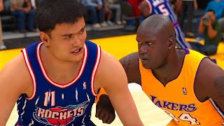 Rookie Yao Ming vs PRIME Shaq NBA 2K24 Yao Ming My Career [upl. by Enitnemelc]