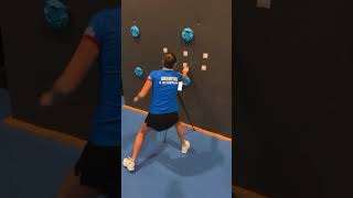 Agility drills for table tennis to improve reaction speed focus and quickness 🧠⚡️ [upl. by Prebo]