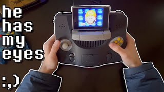 I Made a Portable Nintendo 64 Thats it now you dont have to watch [upl. by Clercq530]