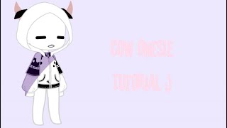 How to make a cow onesie in gacha club [upl. by Phares]