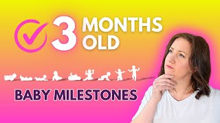 3 month old developmental milestones Your babys EXCITING new skills WATCH CLOSELY [upl. by Akfir]