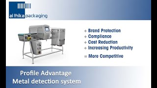 Profile Advantage metal detection system for product inspection by Mettler Toledo [upl. by Yendirb332]