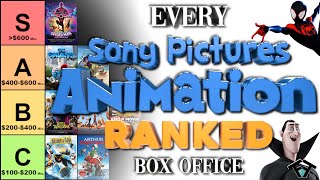 EVERY Sony Animation Movie Ranked Box Office [upl. by Rahs780]