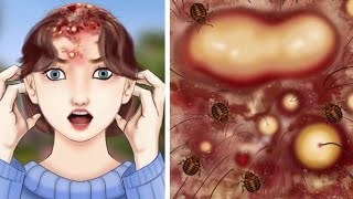 ASMR animation asmr animation asmrsounds asmrvideo asmranimation skincare coolasmr asmr [upl. by Zingg]