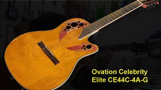 Ovation Celebrity Elite CE44C4AG  AxeFx III [upl. by Acalia647]