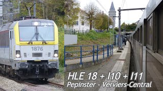 Ritopname S41  HLE 18  i10  i11  Pepinster  VerviersCentral [upl. by Hanej]