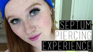 My Septum Piercing Experience amp Tips [upl. by Nahtnamas]