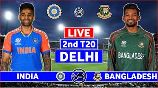 India vs Bangladesh 2nd T20 Live  IND vs BAN 2nd T20 Live Scores amp Commentary [upl. by Srini]