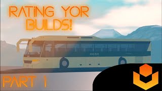 Rating YOUR EPIC Builds in PLANE CRAZY pt1 [upl. by Rhys92]