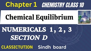 Ch 1 Numerical 1 2amp 3 section Dchemistry class 10 new book Sindh boardClassictution [upl. by Estey]